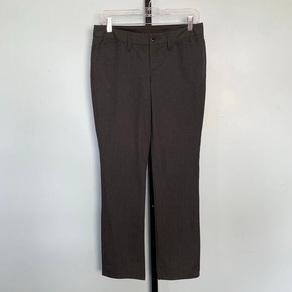 GAP Charcoal Stretch Ankle Pants Size 4 - Picture 1 of 6